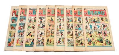 The Beano Comic 1949 Complete Year Issues 352 - 389 D.C. Thomson