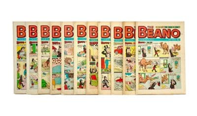 The Beano Comic 1973 Complete Year Issues 1590 - 1641 D.C. Thomson