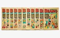 The Beano Comic 1976 Complete Year Issues 1746 - 1797 D.C Thomson