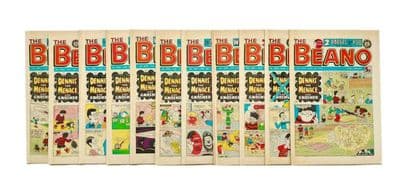 The Beano Comic 1978 Complete Year Issues 1851 - 1902 D.C Thomson