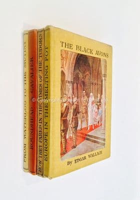 The Black Avons Four Volumes by Edgar Wallace First Editions George Gill & Sons 1925
