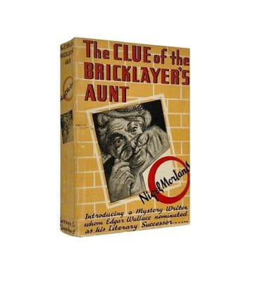 The Clue of the Bricklayer's Aunt – 1937 Softcover Proof – NF – Nigel Morland