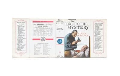 The Daffodil Mystery by Edgar Wallace Dust Jacket Only Early Reprint Ward Lock & Co c.1930