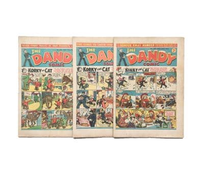 The Dandy Comic 1943 Complete Year Issues 231 - 256 D.C. Thomson