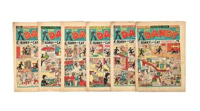 The Dandy Comic 1952 x 27 Issues D.C. Thomson