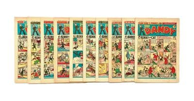 The Dandy Comic 1956 Complete Year D.C. Thomson