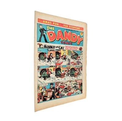 The Dandy Comic No 308 December 22nd 1945 D.C. Thomson Christmas Edition