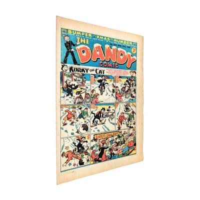 The Dandy Comic No 334 December 21st 1946 D.C. Thomson Christmas Edition