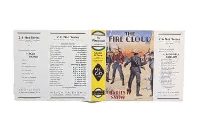 The Fire Cloud by Charles H. Snow Dust Jacket Only Early Reprint Wright & Brown