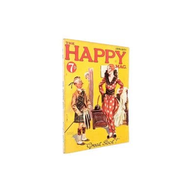 The Happy Mag No. 68 January 1928 Vol. XII Richmal Crompton Thomas Henry & Edgar Wallace