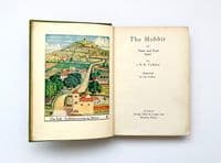 The Hobbit 1937 First Edition Second Impression VG – J.R.R. Tolkien

