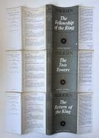 The Lord of the Rings Trilogy Revised 2nd Edition 1970-1971 VF/NF – J.R.R. Tolkien

