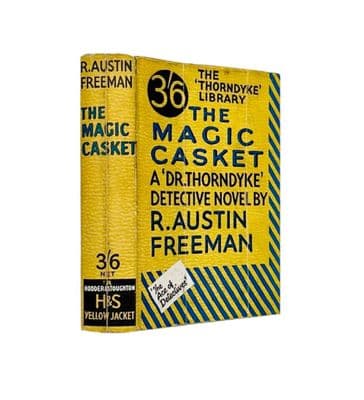 The Magic Casket by R. Austin Freeman Dust Jacket Only  Early Reprint Hodder & Stoughton c.1934