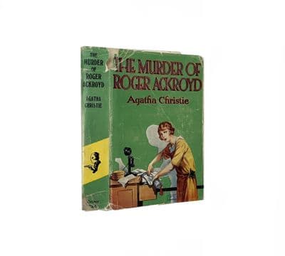 The Murder of Roger Ackroyd – c.1954 Dust Jacket Only – VG – Agatha Christie