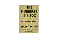 The Murderer is a Fox 1945 First Edition VF/VG+ – Ellery Queen

