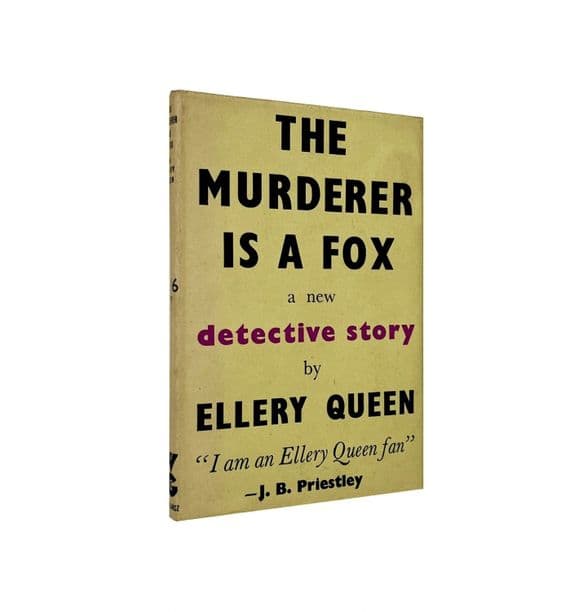 The Murderer is a Fox 1945 First Edition VF/VG+ – Ellery Queen

