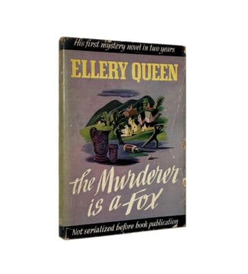 The Murderer is a Fox by Ellery Queen First Edition Little, Brown & Company 1945