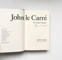 The Night Manager 1993 First Edition F/VG+ Signed – John le Carré

