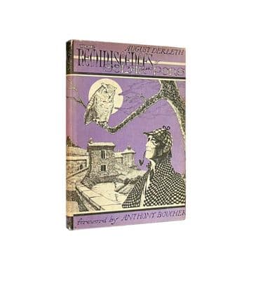 The Reminiscences of Solar Pons by August Derleth First Edition Mycroft & Moran 1961