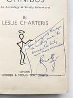 The Second Saint Omnibus Signed by Roger Moore 1952 First Edition VG/VG – Leslie Charteris

