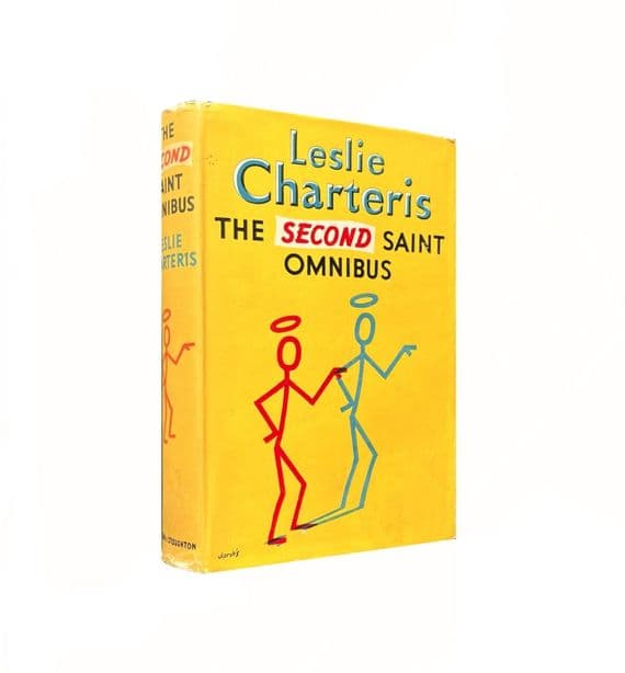 The Second Saint Omnibus Signed by Roger Moore 1952 First Edition VG/VG – Leslie Charteris

