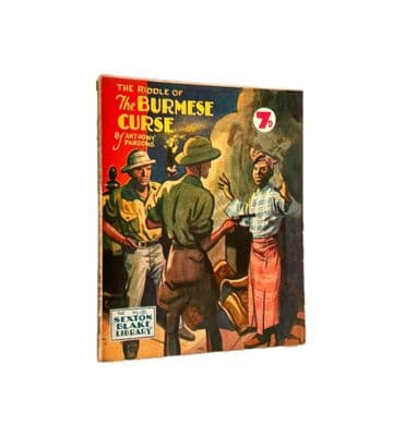 The Sexton Blake Library No. 151 The Burmese Curse by Anthony Parsons The Amalgamated Press 1947