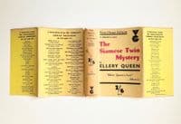 The Siamese Twin Mystery by Ellery Queen Reprint Victor Gollancz 1935