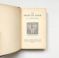 The Sign of Four 1st Thus 1902 A. Conan Doyle | Rare UK & USA