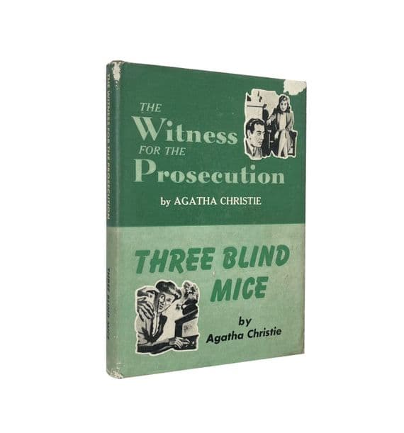 The Witness for the Prosecution & Three Blind Mice 1948 DBC NF/VG+ – Agatha Christie

