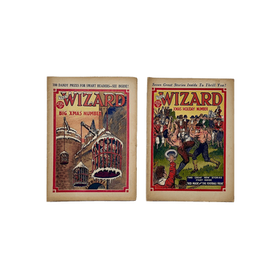 The Wizard Comic Big Xmas Number & Xmas Holiday Number No's 836 & 838
