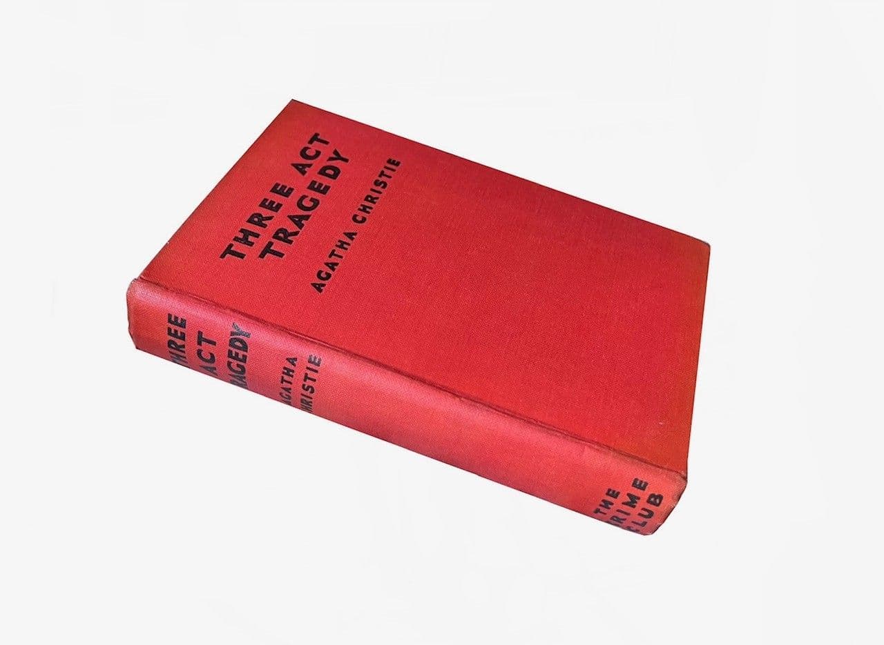 Three Act Tragedy First Edition 1935 Christie
