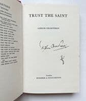 Trust The Saint 1962 First Edition F/F Signed – Leslie Charteris

