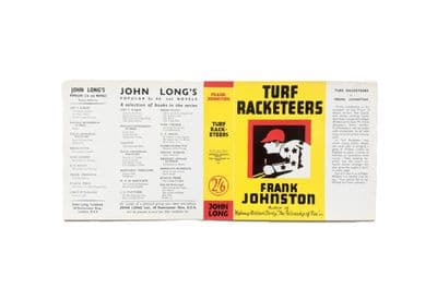 Turf Racketeers by Frank Johnston Dust Jacket Only First Edition John Long 1933