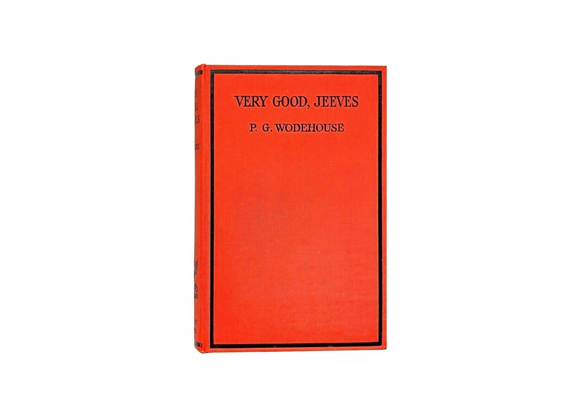 VERY GOOD, JEEVES By WODEHOUSE, P.G | Small 8vo., Orange Cloth, Stamped In Black, In Later Dust Jacket; 312 Pages, With An Eight-page Catalog | 1930 | Herbert Jenkins Limited - Foto 6