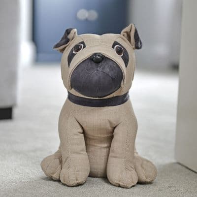 Luxury Pug Puppy Padded Doorstop