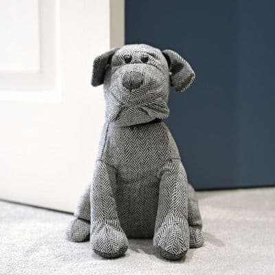 Luxury Terrier Dog Padded Doorstop