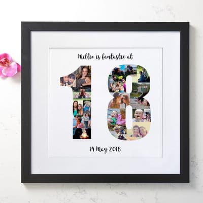 Personalised 18th Birthday Photo Collage