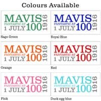 Personalised 30th Birthday Cushion