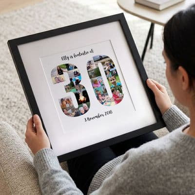 Personalised 30th Birthday Photo Collage