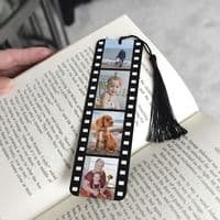 Personalised Aluminium Metal Film Strip Book Mark