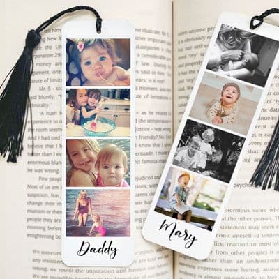 Personalised Aluminium Metal Photo Booth Bookmark