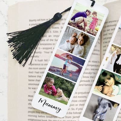 Personalised Aluminium Metal Photo Booth Bookmark