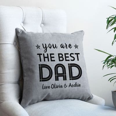 Personalised Best Dad Cushion
