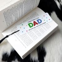 Personalised Best Daddy Aluminium Metal Bookmark