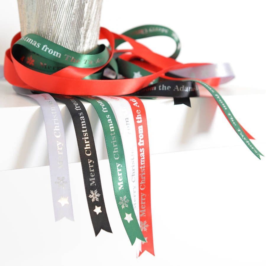 Personalised Christmas Ribbon
