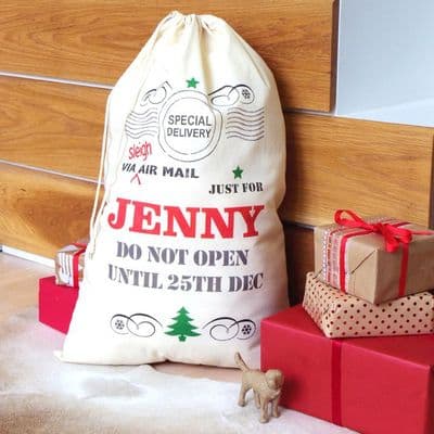 Personalised Christmas Sack