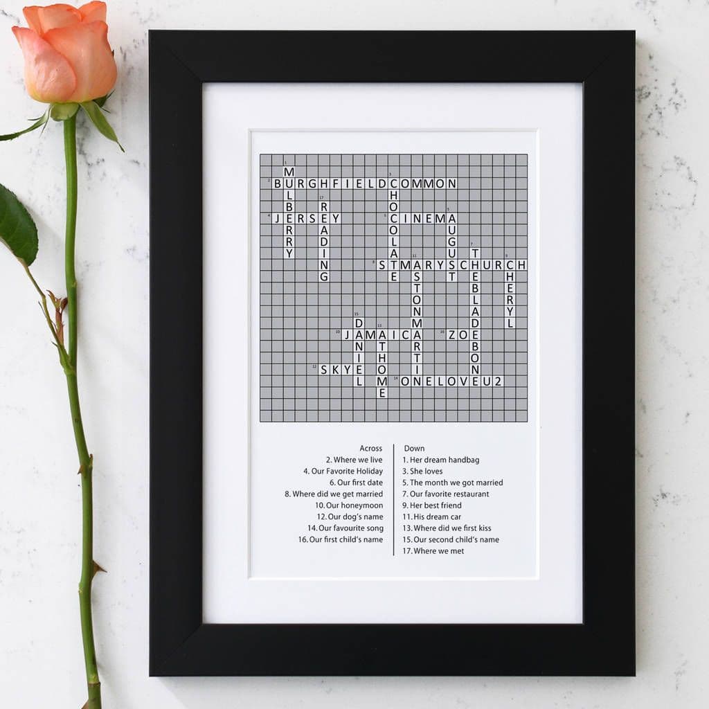 personalised-crossword-puzzle-artwork