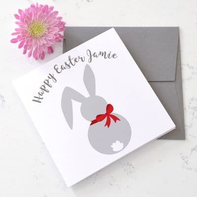 Personalised Easter Bunny Card
