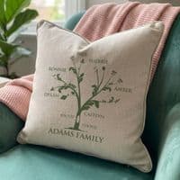 Personalised Family Tree Cushion