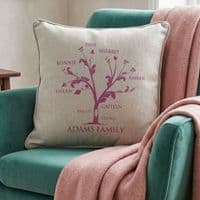 Personalised Family Tree Cushion